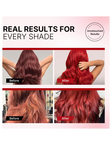 Acondicionador Depositorio de Color Karseell 500ml Rojo Hidratante