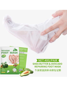 5 Pares Máscara Exfoliante para Pies AppXynn Aguacate y Karité 2