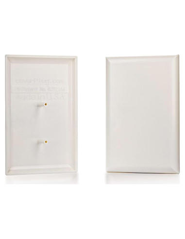Cubierta de Enchufe Eléctrico Pintable Tapaenchufe 2-Pack