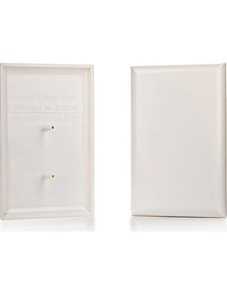 Cubierta de Enchufe Eléctrico Pintable Tapaenchufe 2-Pack