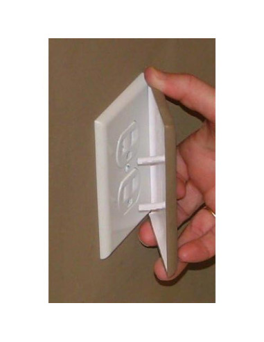 Cubierta de Enchufe Eléctrico Pintable Tapaenchufe 2-Pack