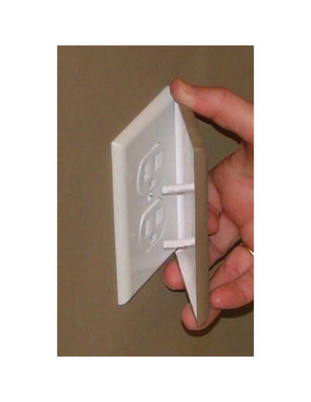 Cubierta de Enchufe Eléctrico Pintable Tapaenchufe 2-Pack