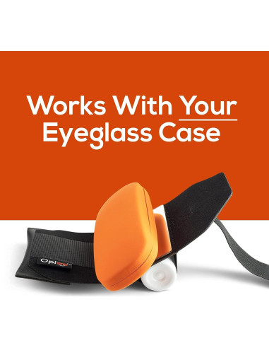 Estuche de Lentes de Contacto Oplee Negro con Espejo