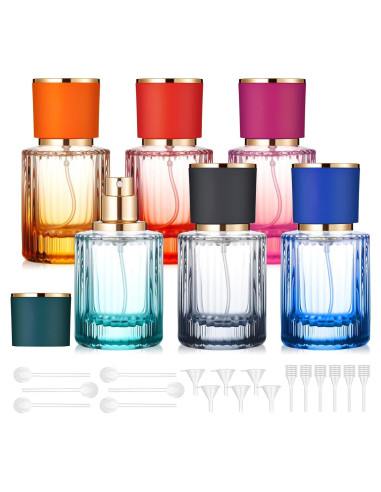 6 Botellas de Perfume Recargables 30 ml Teenyyou Multicolor