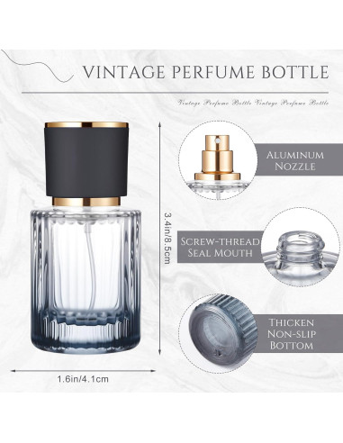 6 Botellas de Perfume Recargables 30 ml Teenyyou Multicolor