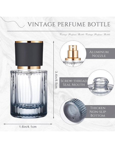 6 Botellas de Perfume Recargables 30 ml Teenyyou Multicolor