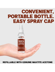 Acetona Profesional MaxTite 68.1 ml - Limpiador Multiuso 2