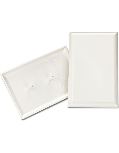 Cubierta de Enchufe Eléctrico Pintable Tapaenchufe 2-Pack