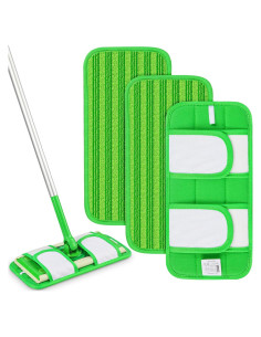 Paños de Mopa Reutilizables Papclean 3 Pcs Verde 29x14 cm