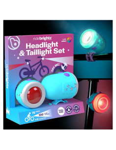 Juego de Luces LED Frontal y Trasera Brightz para Bicicletas