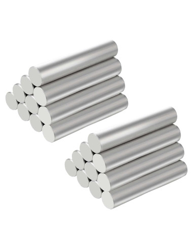 Paquete de 20 Varillas de Magnesio Puro 99% 90x16mm para Camping