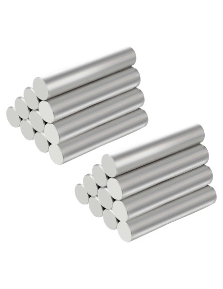 Paquete de 20 Varillas de Magnesio Puro 99% 90x16mm para Camping