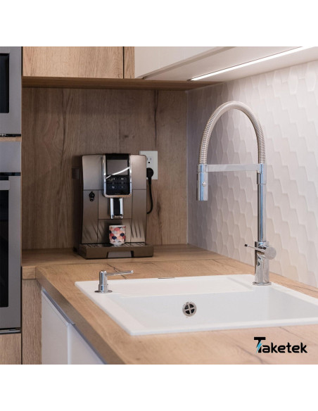 Placa de Pared Decorativa TAKETEK 1 Gang Blanca Pack 10