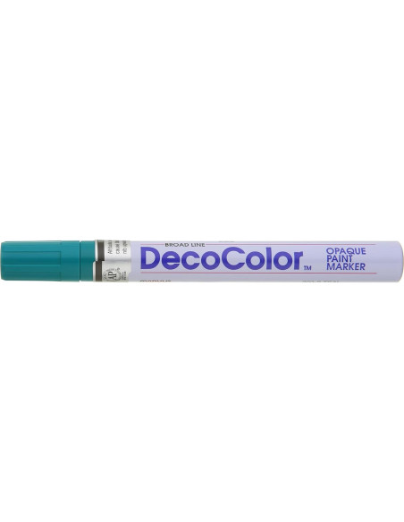 Marcador de Pintura Uchida Deco Color Punta Ancha Verde Teal