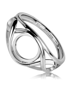 Anillo Celta 925 Jewelets 10 mm Chapado en Rodio