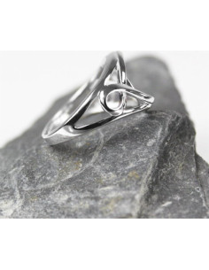 Anillo Celta 925 Jewelets 10 mm Chapado en Rodio 2