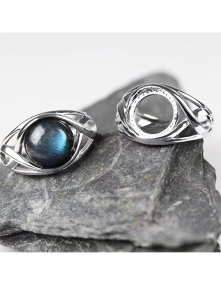 Anillo Celta 925 Jewelets 10 mm Chapado en Rodio