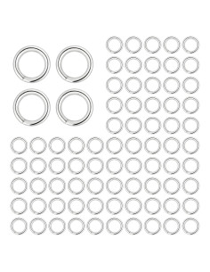 200 Anillas Abiertas de Plata LCCHOLV para Joyería 4mm