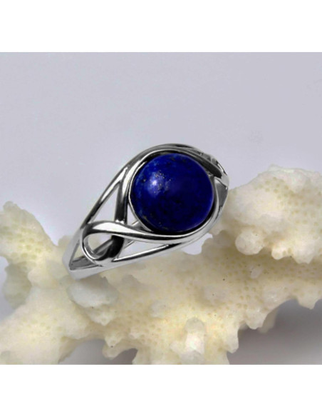 Anillo Celta 925 Jewelets 10 mm Chapado en Rodio