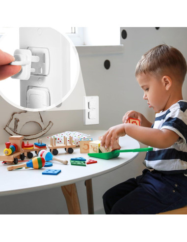 Cubiertas de Enchufes a Prueba de Niños Thyle - 100 Pcs