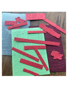 Plantillas de Embossing Arbuya Navidad 12.7x17.8 cm