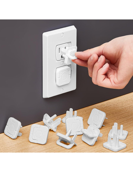 Cubiertas de Enchufes a Prueba de Niños Thyle - 100 Pcs