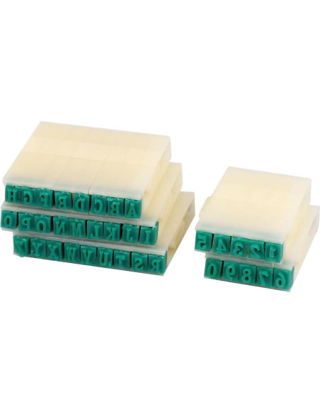 Conjunto de Sellos de Letras y Números uxcell A-Z 0-9