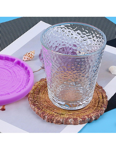 Moldes de Silicona Infovox para Corteza de Árbol - Juego de 2