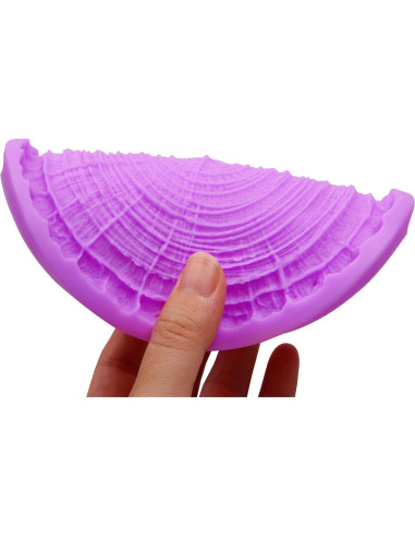 Moldes de Silicona Infovox para Corteza de Árbol - Juego de 2