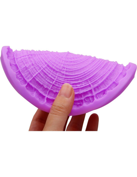 Moldes de Silicona Infovox para Corteza de Árbol - Juego de 2