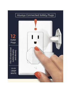 Cubiertas de Enchufe a Prueba de Bebés Simply Better - 6 Unidades 2