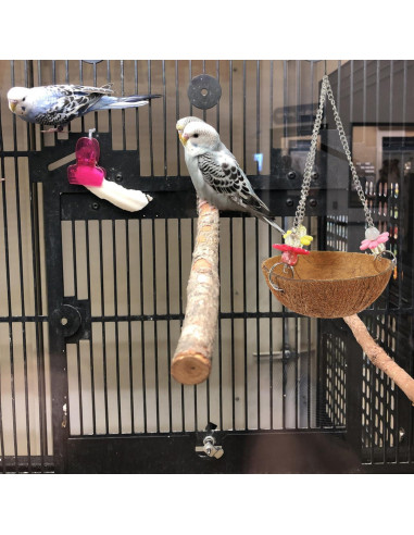 Nido de Pájaro Colgante Balacoo de Coco Natural 25.7cm