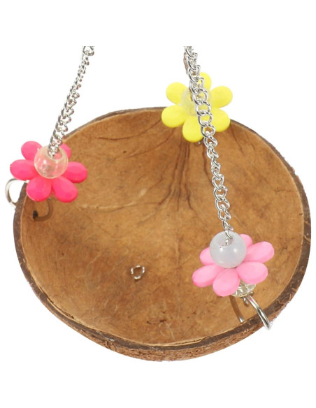 Nido de Pájaro Colgante Balacoo de Coco Natural 25.7cm