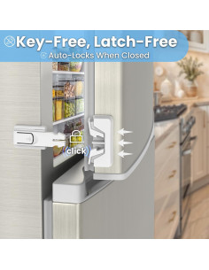 Cerradura de Refrigerador para Niños D701 - Fácil Instalación 2