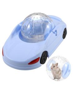 Bola de Hámster 12 cm PETFROH 3 en 1 Rueda y Coche