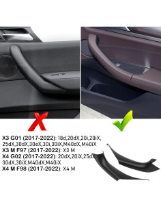 Cubiertas de Manijas de Puerta Jaronx para BMW X3 G01/X4 G02 2