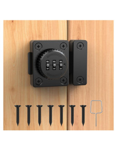 Cerradura de Gabinete Combinada I-EASYDWW Negra 1 Paquete