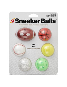 Eliminador de Olores para Zapatos Sneaker Balls - Paquete de 6