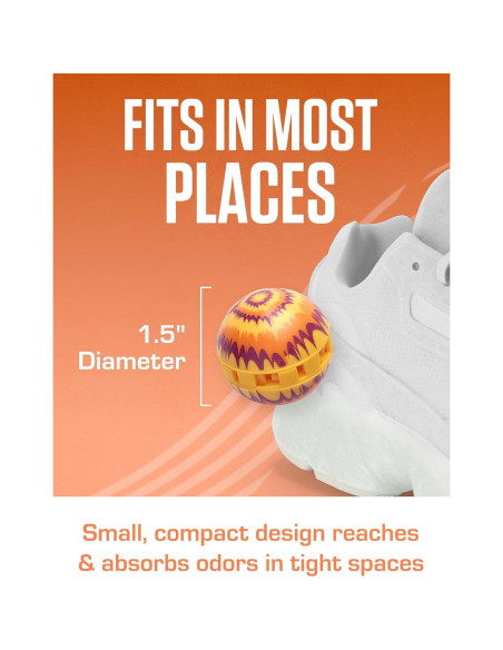 Eliminador de Olores para Zapatos Sneaker Balls - Paquete de 6