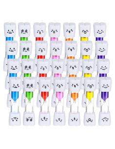 28 Relojes de Arena HOSTK 2 Minutos para Cepillado de Dientes