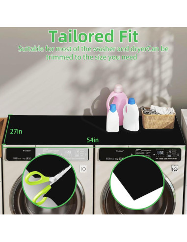 Cubierta Antideslizante para Lavadora y Secadora Rusiky 137x69cm