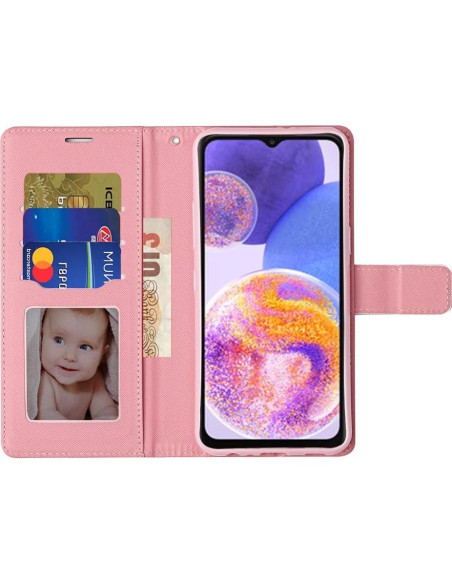 Funda de Cartera PT para Cricket Debut Smart 2022 + Vidrio Templado