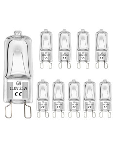 Bombillas de Calor G9 Abustle Pig 25W para Reptiles - 10 Unidades