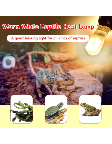 Bombillas de Calor G9 Abustle Pig 25W para Reptiles - 10 Unidades