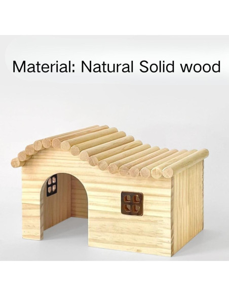 Casa de Madera para Cobaya Copfeu Pequeña 14x9x9 cm