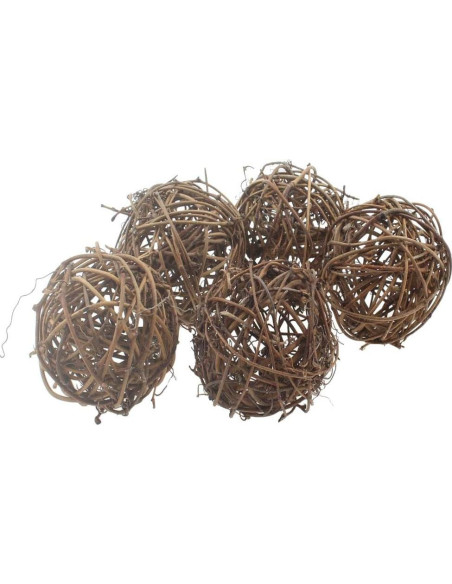 Juguetes Masticables para Mascotas KENSID 5 Pcs de Sauce Natural