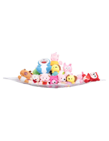 Hamaca de Almacenamiento para Animales de Peluche Powkoo 80x60 cm