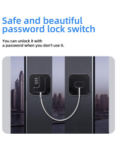 Cerradura de Refrigerador con Combinación Código YX1AQS Negra 2