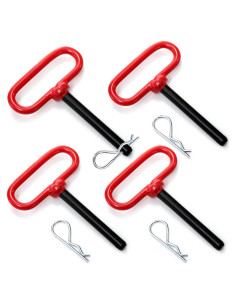 Paquete de 4 pines de remolque Mezchi 1.27 cm x 9.21 cm