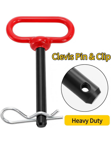 Paquete de 4 pines de remolque Mezchi 1.27 cm x 9.21 cm